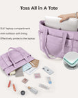 Bagsmart 20L Puffy Tote Bag with 15.6" Laptop Compartment