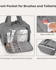 Zora Spacesaver 4-in-1 Puffy Multi-Functional Toiletry Bag