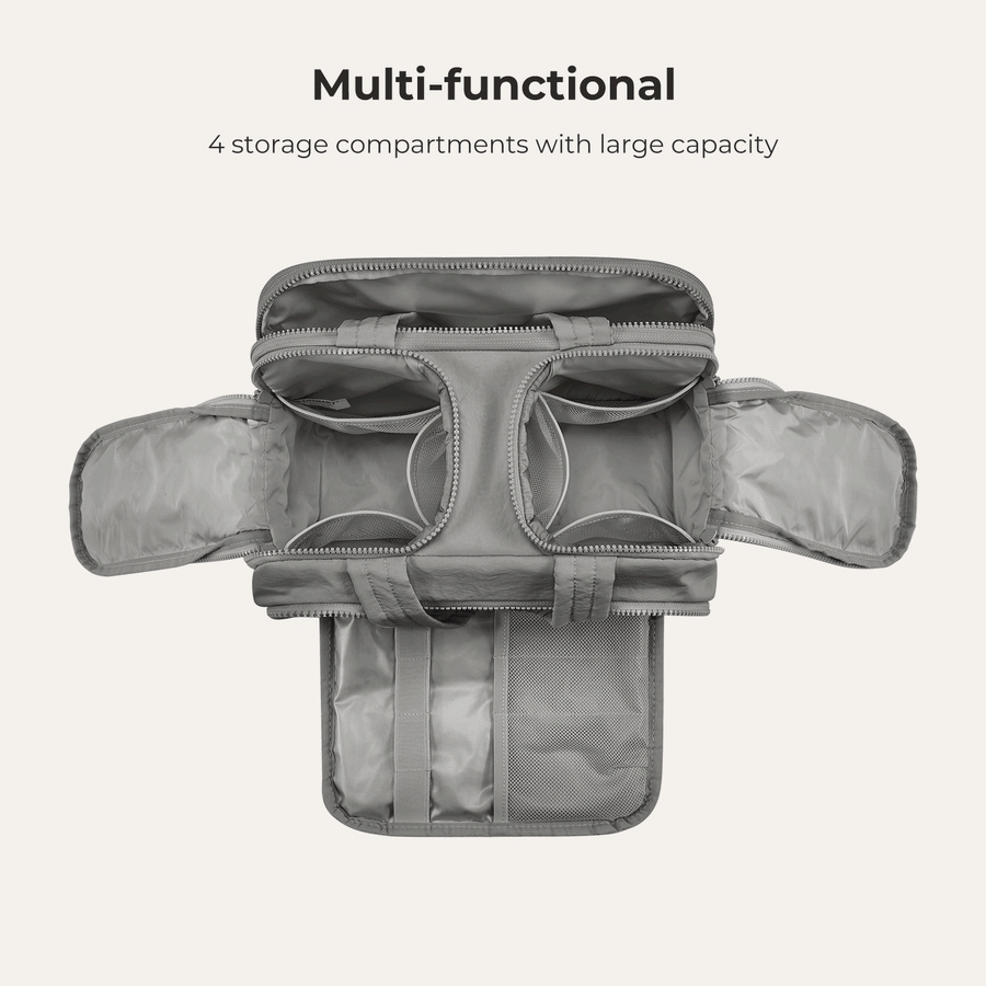 Zora Spacesaver 4-in-1 Puffy Multi-Functional Toiletry Bag
