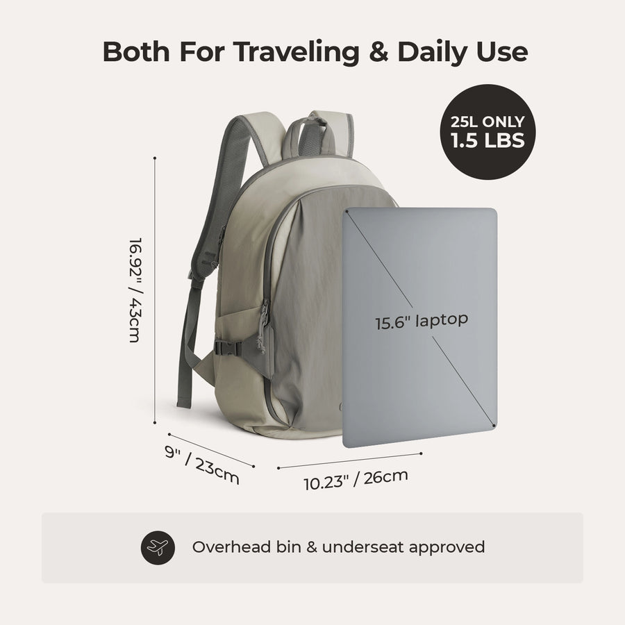 Soar 25L 180° Open Clamshell Travel Backpack Set