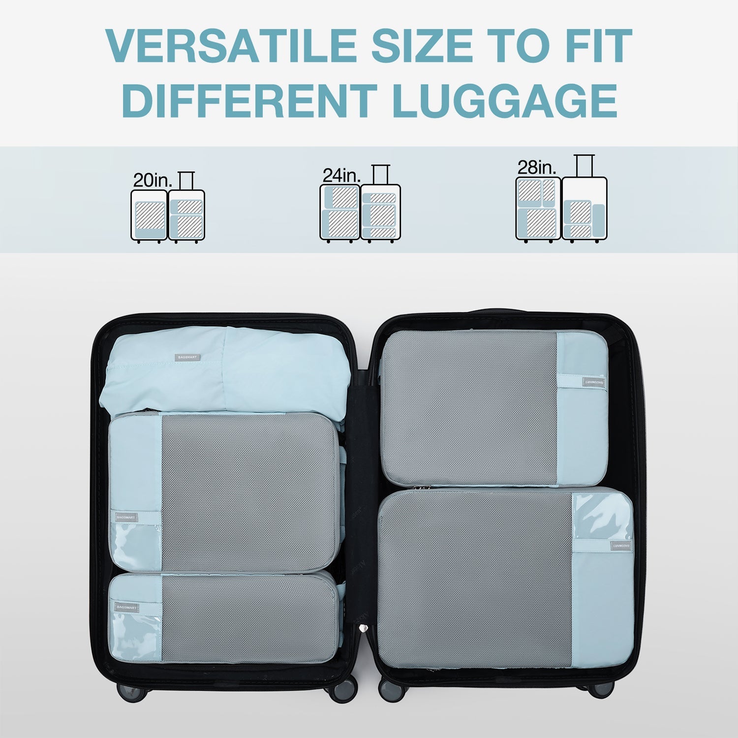Bagsmart Compression Packing Cubes